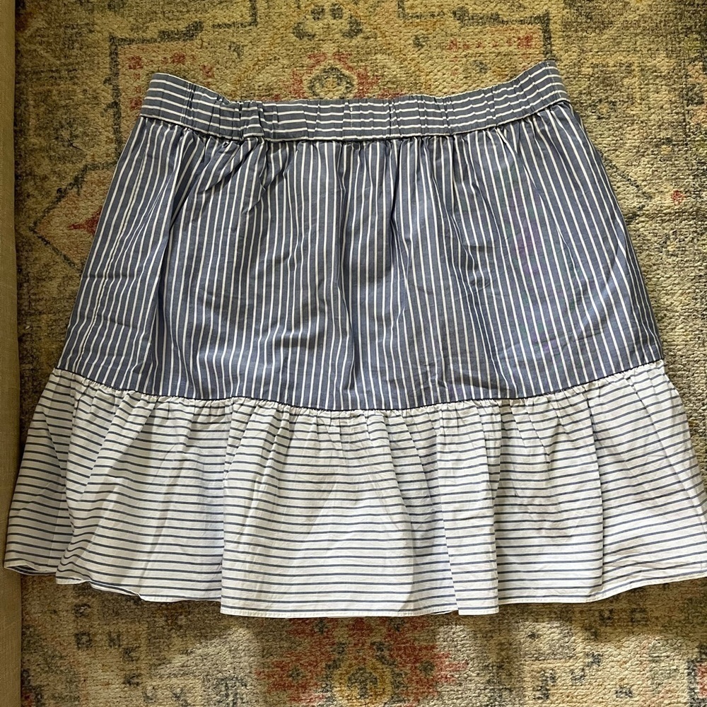 LOFT Outlet Striped Skirt Medium
